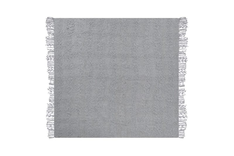 Pläd Vella Grå, 200x220 cm - Grå, 200x220 cm - Textil & mattor - Filtar, kuddar & plädar - Filtar & plädar