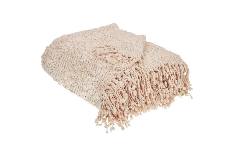 Pläd Vella Rosa, 150x200 cm - Rosa, 150x200 cm - Textil & mattor - Filtar, kuddar & plädar - Filtar & plädar