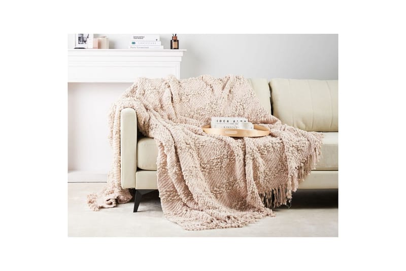 Pläd Vella Rosa, 220x240 cm - Rosa, 220x240 cm - Textil & mattor - Filtar, kuddar & plädar - Filtar & plädar