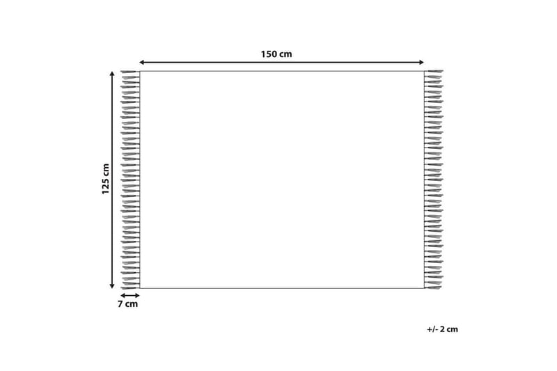Pläd Yarsa Beige - Beige - Textil & mattor - Filtar, kuddar & plädar - Filtar & plädar