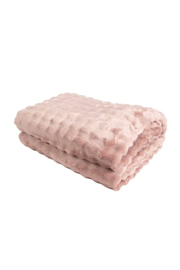 Pläd Pom Pom 150x220 cm - Dusty Pink - Textil & mattor - Filtar, kuddar & plädar - Filtar & plädar