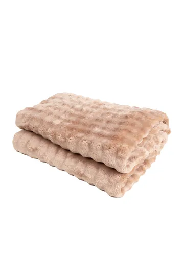 Pläd Pom Pom 150x220 cm - Caramel - Textil & mattor - Filtar, kuddar & plädar - Filtar & plädar