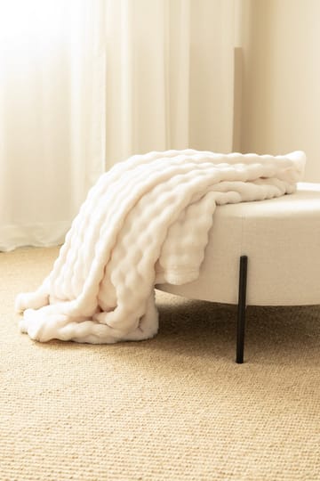 Pläd Pom Pom 150x220 cm - Creme - Textil & mattor - Filtar, kuddar & plädar - Filtar & plädar