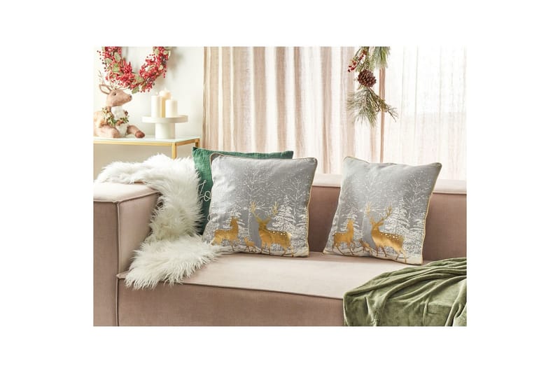 Prydnadskuddar Aechmea set om 2 - Textil & mattor - Filtar, kuddar & plädar - Utekudde