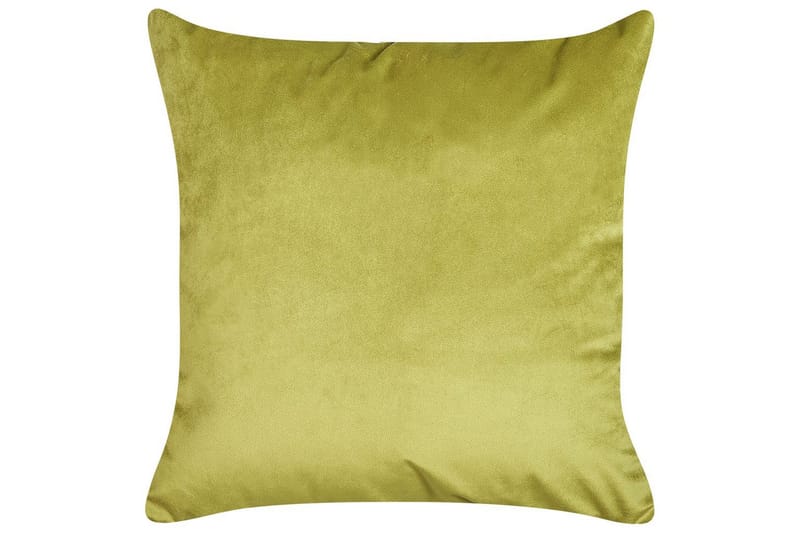 Prydnadskuddar Aeonium set om 2 Grön/Svart - Grön/Svart - Textil & mattor - Filtar, kuddar & plädar - Prydnadskudde & kuddfodral