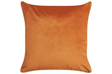 Prydnadskuddar Aeonium set om 2 Orange/svart - Orange/svart - Textil & mattor - Filtar, kuddar & plädar - Prydnadskudde & kuddfodral