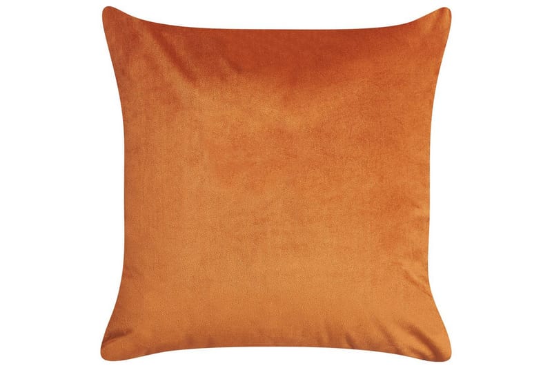 Prydnadskuddar Aeonium set om 2 Orange/svart - Orange/svart - Textil & mattor - Filtar, kuddar & plädar - Prydnadskudde & kuddfodral