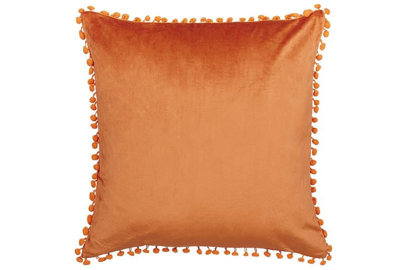 Prydnadskuddar Aerangis set om 2 Orange - Orange - Textil & mattor - Filtar, kuddar & plädar - Utekudde