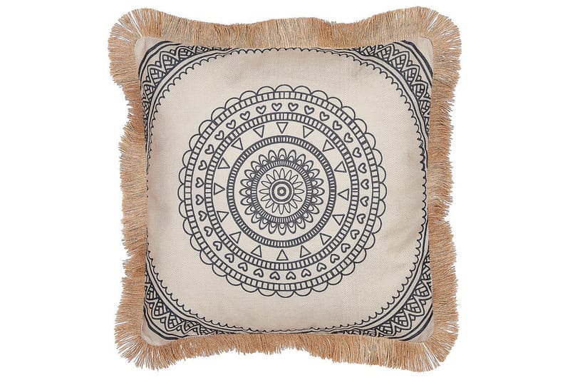 Prydnadskuddar Agrimony set om 2 Beige/svart - Beige/svart - Textil & mattor - Filtar, kuddar & plädar - Prydnadskudde & kuddfodral