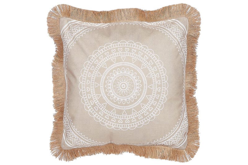 Prydnadskuddar Agrimony set om 2 Beige/vit - Beige/vit - Textil & mattor - Filtar, kuddar & plädar - Prydnadskudde & kuddfodral