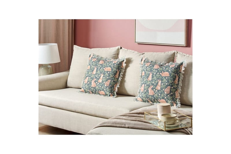 Prydnadskuddar Alstroemeria set om 2 - Textil & mattor - Filtar, kuddar & plädar - Utekudde