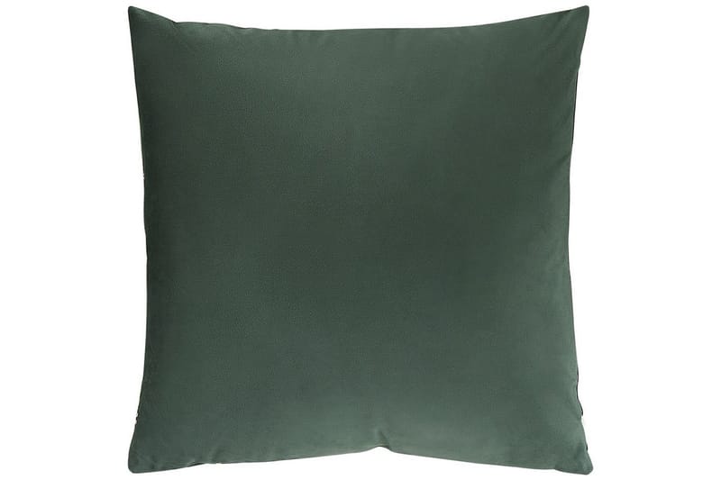 Prydnadskuddar Alyssum set om 2 Grön/guld, Sammet - Grön/guld, Sammet - Textil & mattor - Filtar, kuddar & plädar - Utekudde