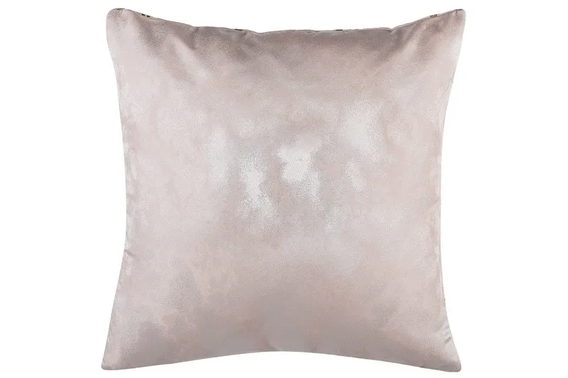 Prydnadskuddar Alyssum set om 2 Rosa/guld, Polyester - Rosa/guld, Polyester - Textil & mattor - Filtar, kuddar & plädar - Utekudde