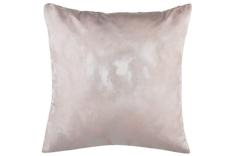 Prydnadskuddar Alyssum set om 2 Rosa/guld, Polyester - Rosa/guld, Polyester - Textil & mattor - Filtar, kuddar & plädar - Utekudde