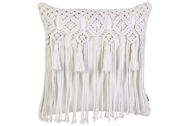 Prydnadskuddar Bamian set om 2 Vit - Vit - Textil & mattor - Filtar, kuddar & plädar - Utekudde