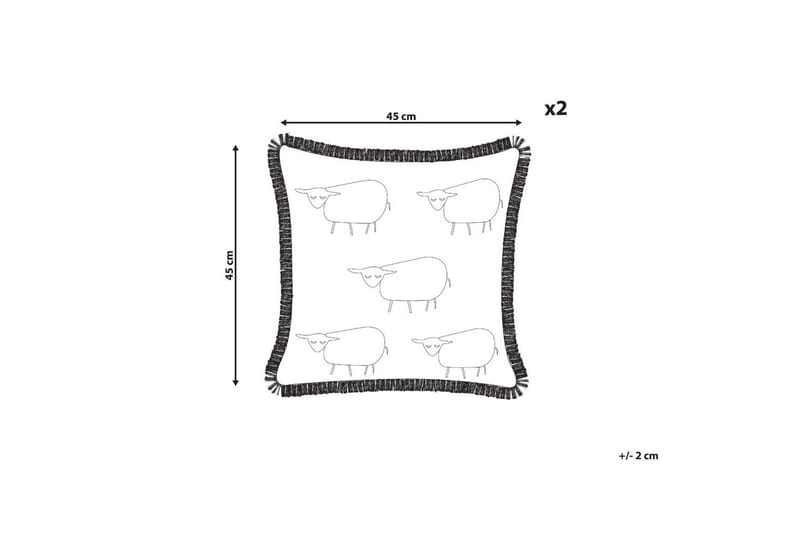Prydnadskuddar Bannu set om 2 - Textil & mattor - Filtar, kuddar & plädar - Utekudde