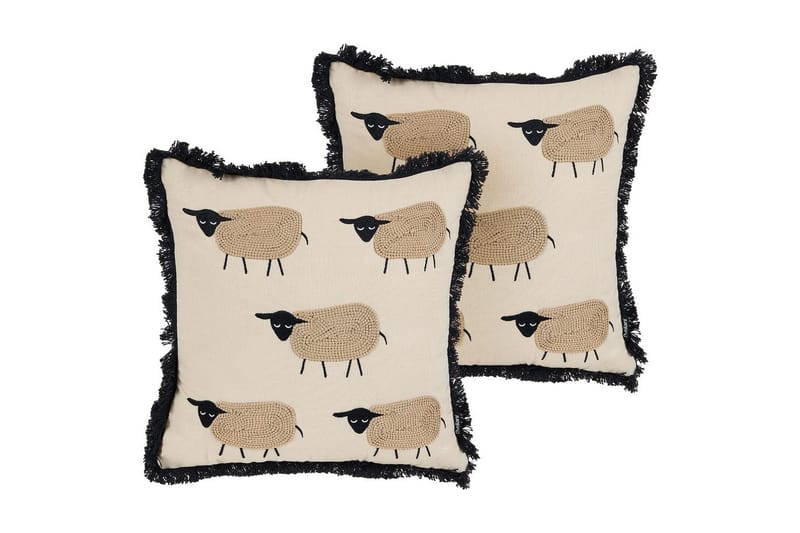 Prydnadskuddar Bannu set om 2, undefined