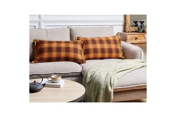 Prydnadskuddar Barja set om 2 Rektangulär - Rektangulär - Textil & mattor - Filtar, kuddar & plädar - Prydnadskudde & kuddfodral