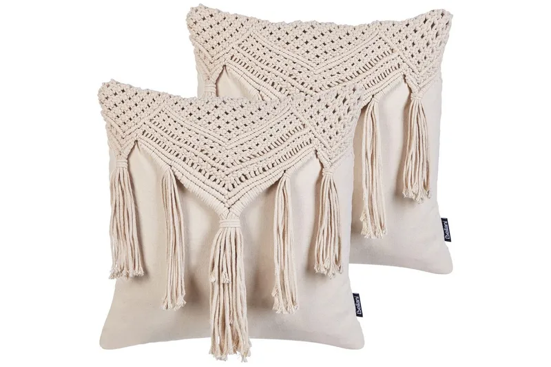 Prydnadskuddar Bedadi set om 2, undefined