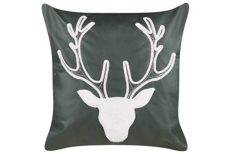 Prydnadskuddar Bicocca set om 2 Grön/Vit - Grön/Vit - Textil & mattor - Filtar, kuddar & plädar - Utekudde