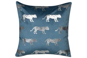 Prydnadskuddar Bluebell set om 2 Blå/Silver - Blå/Silver - Textil & mattor - Filtar, kuddar & plädar - Utekudde