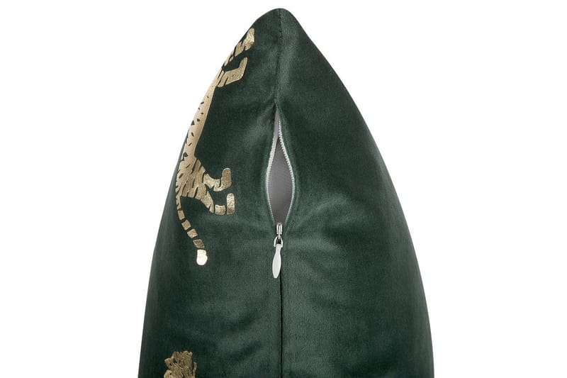 Prydnadskuddar Bluebell set om 2 Grön/guld - Grön/guld - Textil & mattor - Filtar, kuddar & plädar - Utekudde