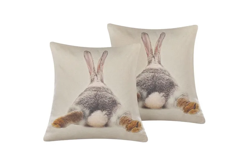 Prydnadskuddar Buxus set om 2, undefined