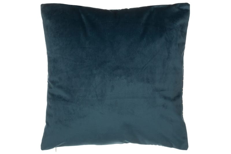 Prydnadskuddar Celosia set om 2 Blå/guld - Blå/guld - Textil & mattor - Filtar, kuddar & plädar - Utekudde