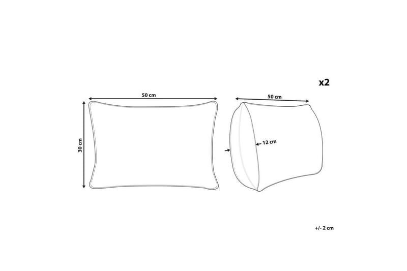 Prydnadskuddar Clusia set om 2 - Textil & mattor - Filtar, kuddar & plädar - Utekudde