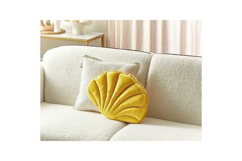 Prydnadskuddar Consolida Gul - Gul - Textil & mattor - Filtar, kuddar & plädar - Prydnadskudde & kuddfodral