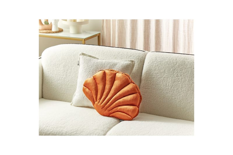 Prydnadskuddar Consolida Orange - Orange - Textil & mattor - Filtar, kuddar & plädar - Prydnadskudde & kuddfodral