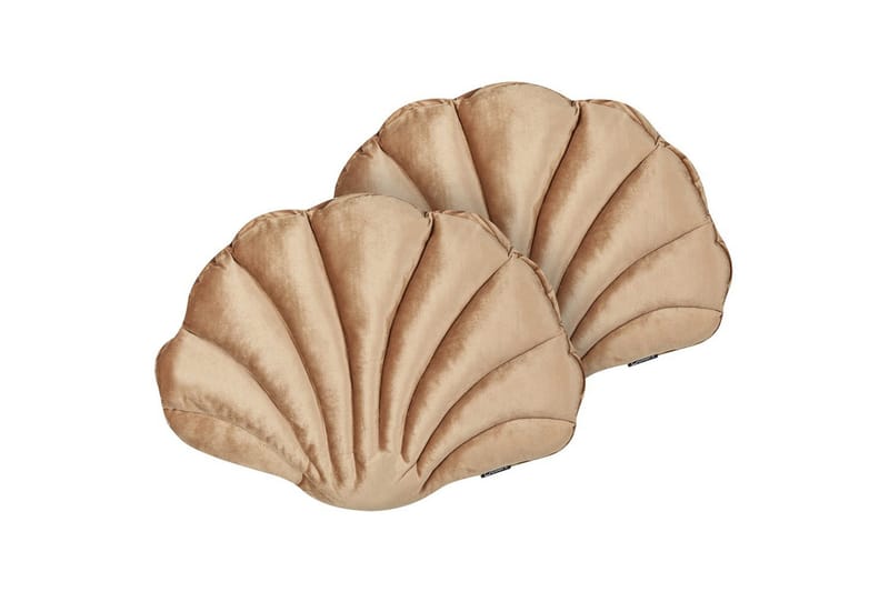 Prydnadskuddar Consolida set om 2 Beige, Beige
