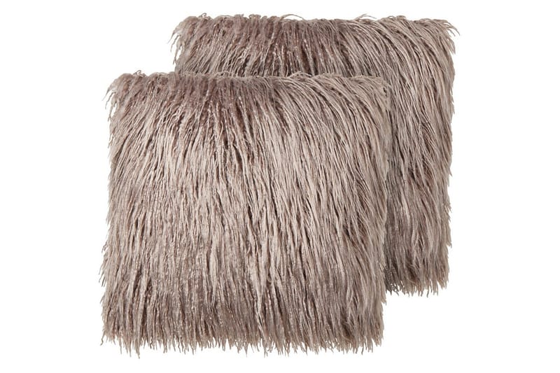 Prydnadskuddar Corokia set om 2 Beige - Beige - Textil & mattor - Filtar, kuddar & plädar - Utekudde