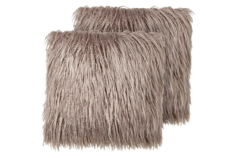 Prydnadskuddar Corokia set om 2 Beige - Beige - Textil & mattor - Filtar, kuddar & plädar - Utekudde