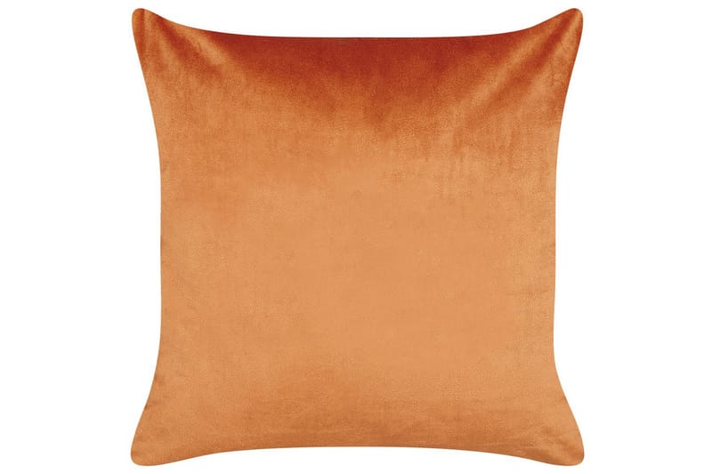 Prydnadskuddar Crocus set om 2 Orange/guld - Orange/guld - Textil & mattor - Filtar, kuddar & plädar - Utekudde