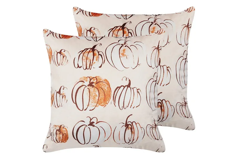 Prydnadskuddar Cucurbita set om 2, undefined