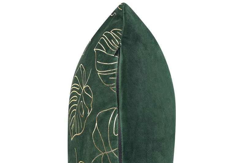 Prydnadskuddar Deliciosa set om 2 Grön/guld - Grön/guld - Textil & mattor - Filtar, kuddar & plädar - Prydnadskudde & kuddfodral