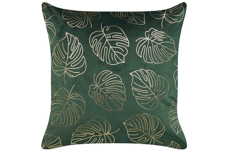 Prydnadskuddar Deliciosa set om 2 Grön/guld - Grön/guld - Textil & mattor - Filtar, kuddar & plädar - Prydnadskudde & kuddfodral