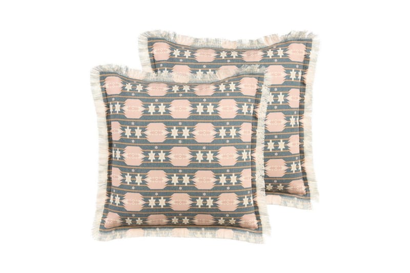 Prydnadskuddar Dianthus set om 2 - Textil & mattor - Filtar, kuddar & plädar - Prydnadskudde & kuddfodral