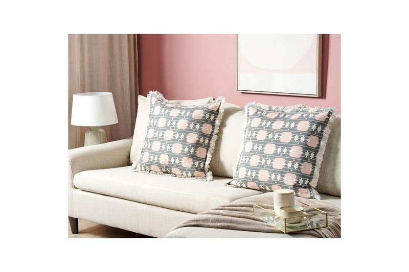 Prydnadskuddar Dianthus set om 2 - Textil & mattor - Filtar, kuddar & plädar - Prydnadskudde & kuddfodral