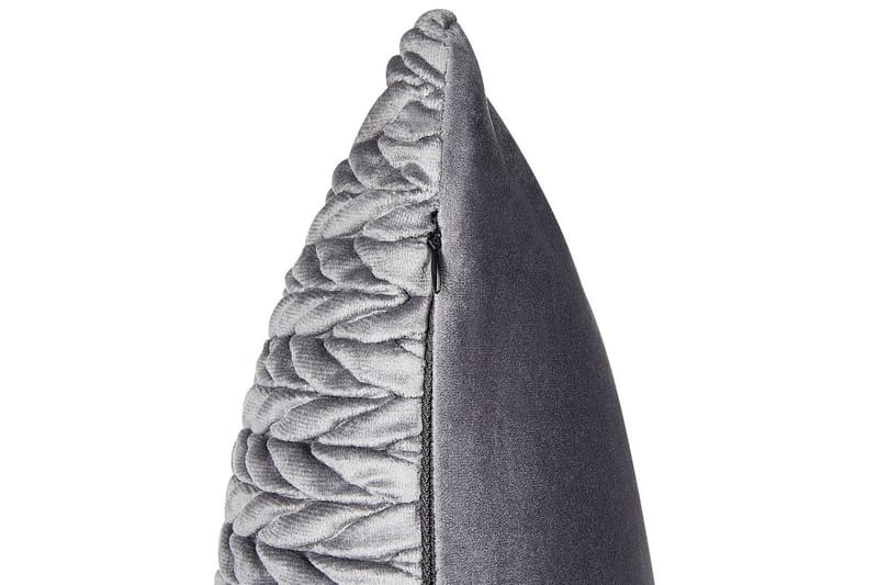 Prydnadskuddar Eclipta set om 2 Grå - Grå - Textil & mattor - Filtar, kuddar & plädar - Utekudde