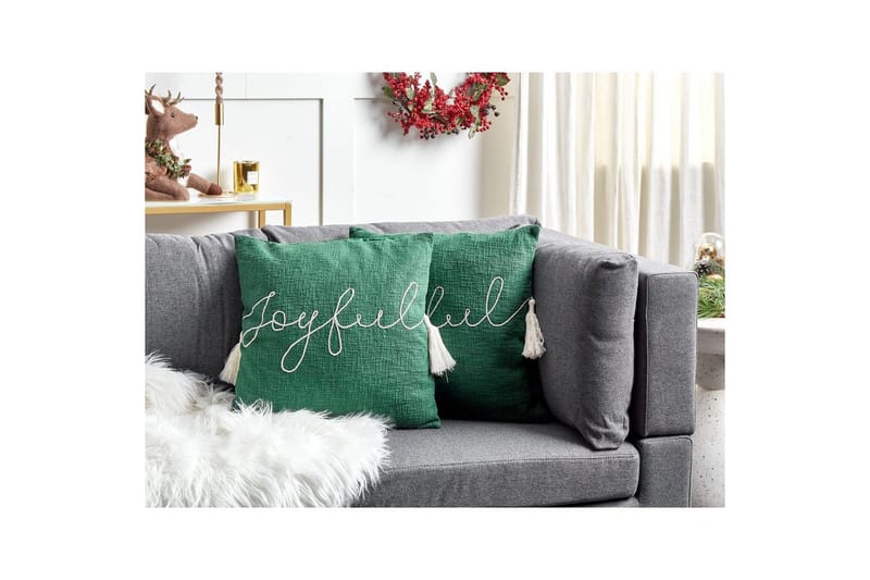 Prydnadskuddar Elettaria set om 2 - Textil & mattor - Filtar, kuddar & plädar - Utekudde