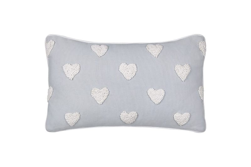 Prydnadskuddar Gazania set om 2 Grå/vit, Rektangulär - Grå/vit, Rektangulär - Textil & mattor - Filtar, kuddar & plädar - Utekudde