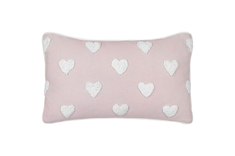 Prydnadskuddar Gazania set om 2 Rosa/Vit, Rektangulär - Rosa/Vit, Rektangulär - Textil & mattor - Filtar, kuddar & plädar - Utekudde