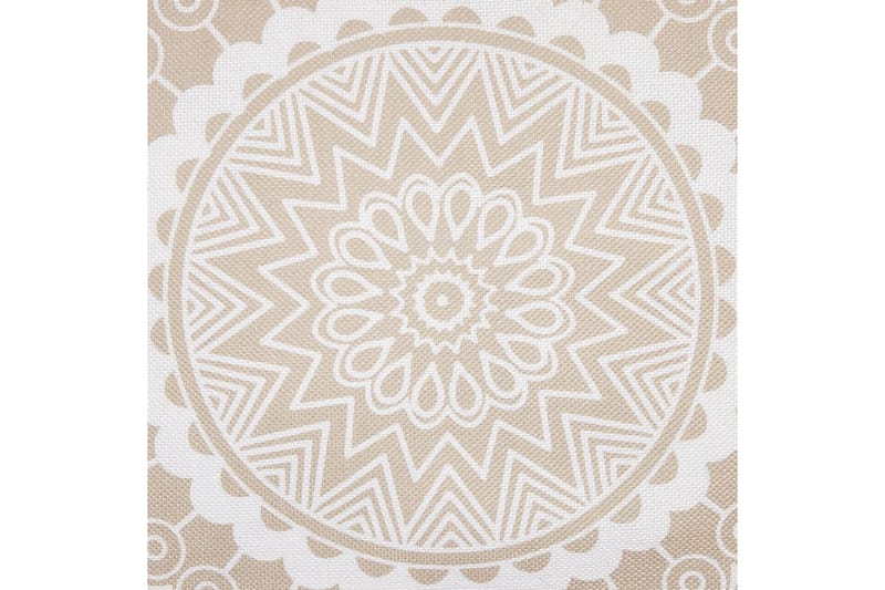 Prydnadskuddar Geranium set om 2 Beige/vit - Beige/vit - Textil & mattor - Filtar, kuddar & plädar - Utekudde