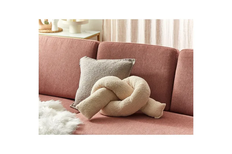 Prydnadskuddar Gladiolus Beige - Beige - Textil & mattor - Filtar, kuddar & plädar - Utekudde