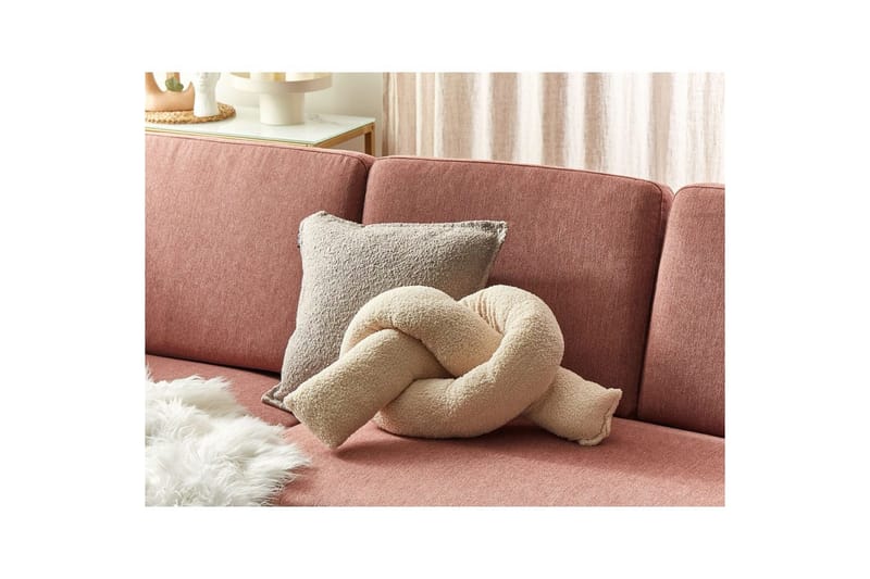 Prydnadskuddar Gladiolus Beige - Beige - Textil & mattor - Filtar, kuddar & plädar - Utekudde