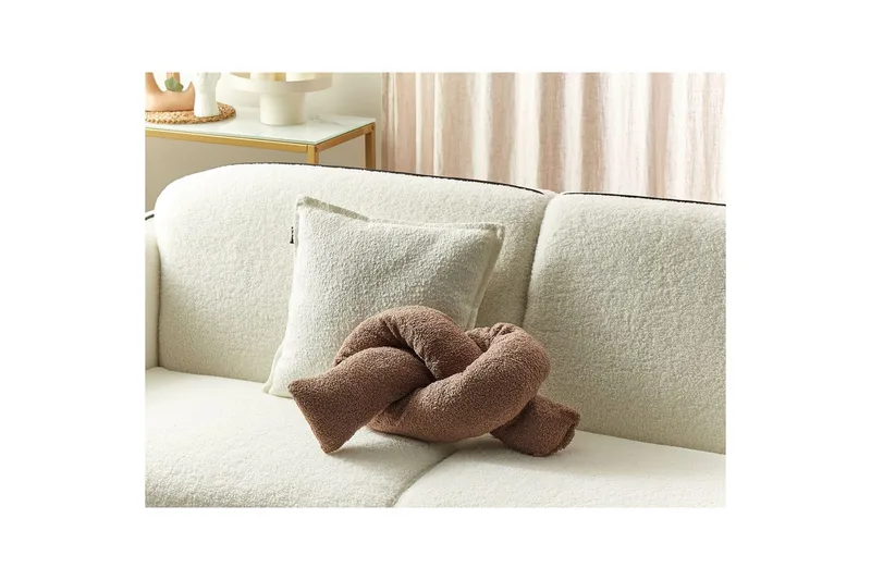 Prydnadskuddar Gladiolus Brun - Brun - Textil & mattor - Filtar, kuddar & plädar - Utekudde