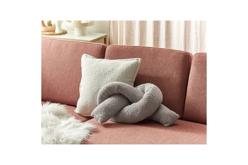 Prydnadskuddar Gladiolus Grå - Grå - Textil & mattor - Filtar, kuddar & plädar - Utekudde