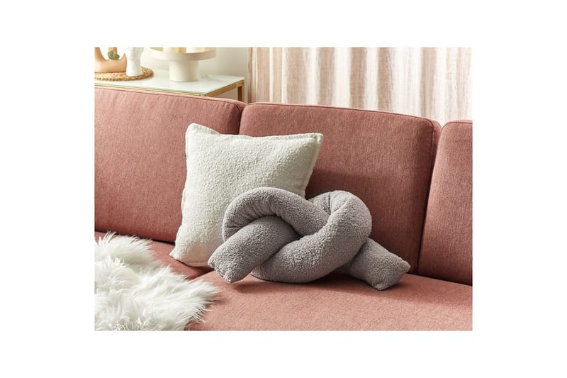 Prydnadskuddar Gladiolus Grå - Grå - Textil & mattor - Filtar, kuddar & plädar - Utekudde